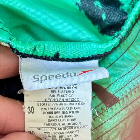 2 One-Piece Swimsuits JOLYN Purple Monarch Perry 28 & SPEEDO Green Tiedye 30 - Picture 4 of 7